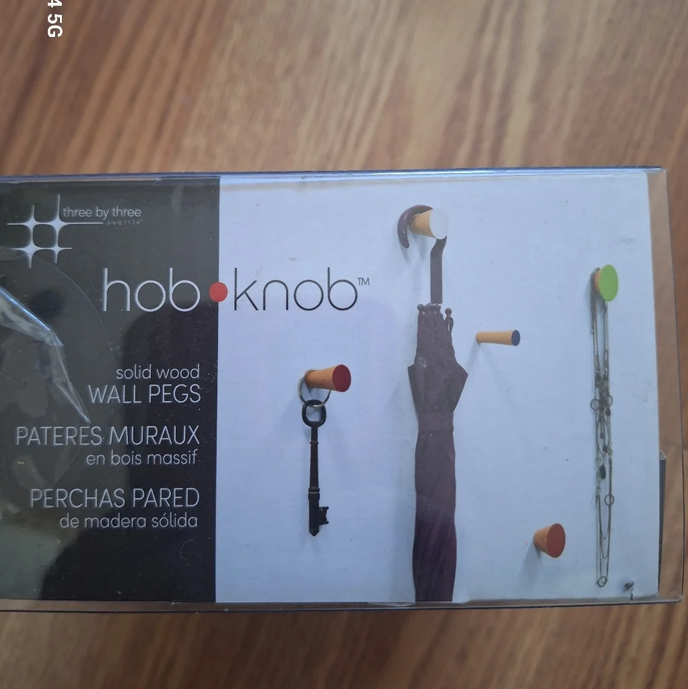 Hob Knob Wooden Knob Set